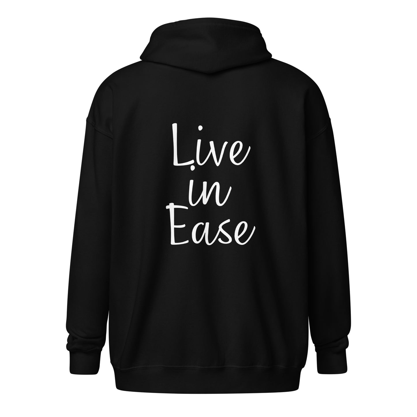 Live in Ease Black Hoodie