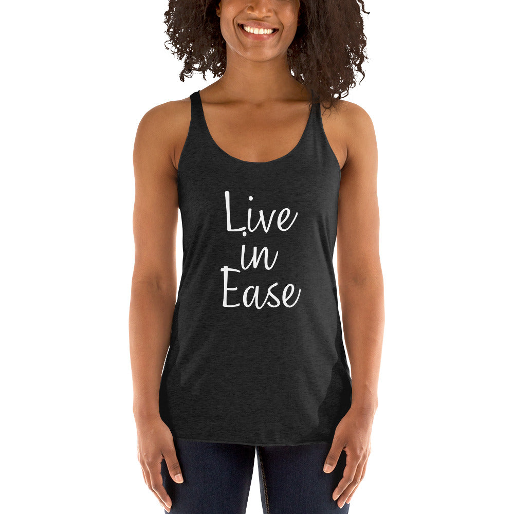 Live in Ease Tank Top - Black